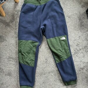 North Face polar fleece pants with waterproof knees and butt